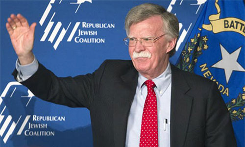 John Bolton Trump elige a un halcón sionista para sustituir a McMaster